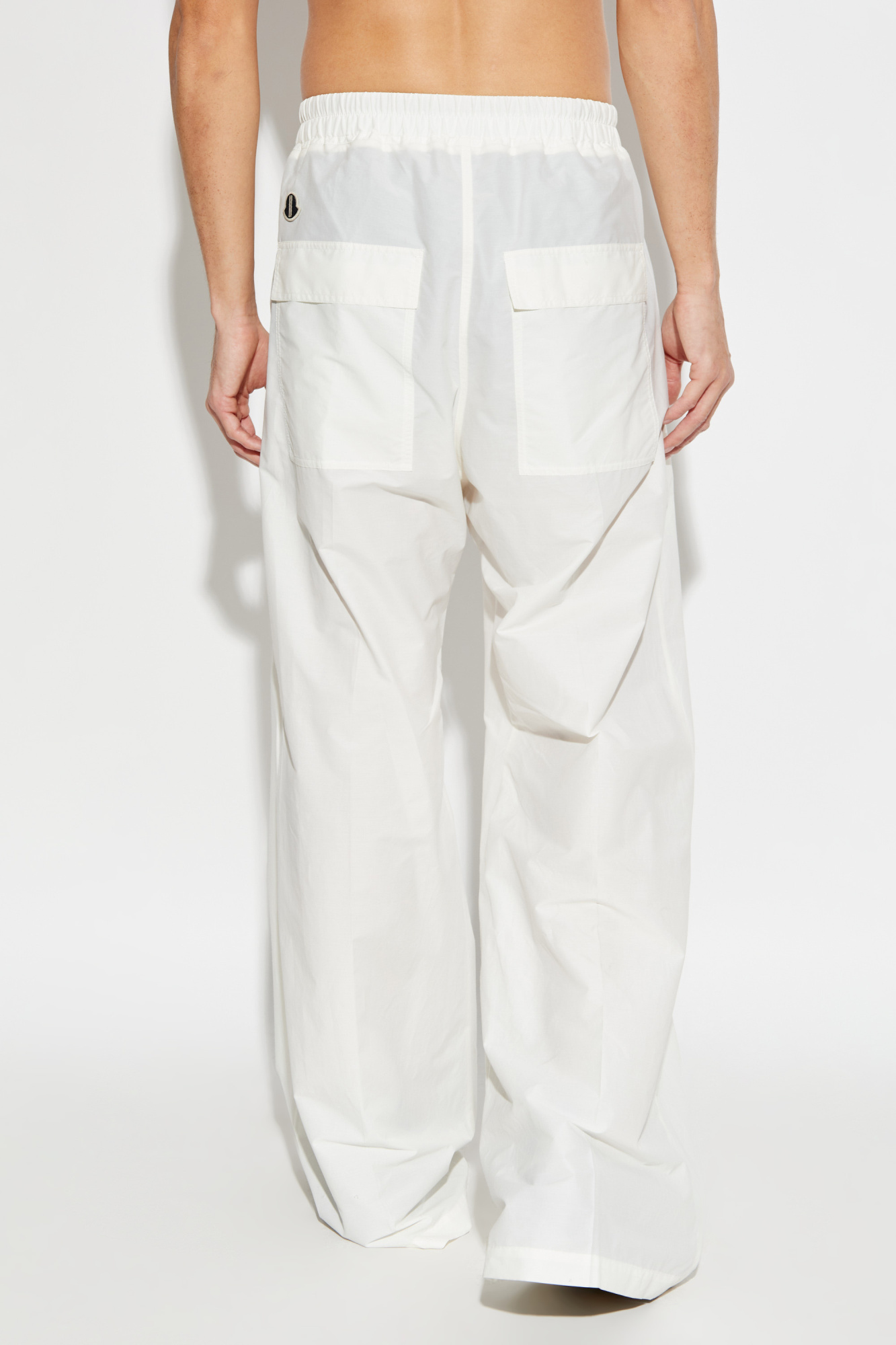 パンツ MONCLER Nylon pants White 2A000195973C Moncler Grenoble White Technical Jersey Stirrup Ski Pants M